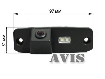 CCD штатная камера заднего вида AVIS AVS321CPR (#023) для HYUNDAI  ACCENT / ELANTRA (2007-…) / IX 55 / SONATA V (2001-2007) / TERRACAN / TUCSON