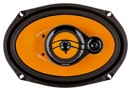 Акустика коаксиальная Hertz ECX 690.5. овальный 15x23 см (6x9 дюйм.), Мощность динамиков 100 Вт (номинальная), 200 Вт (максимальная).