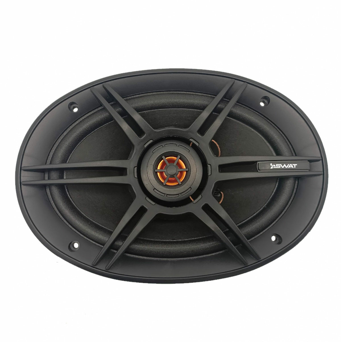 Акустика коаксиальная SWAT SP-C69. овальный 15x23 см (6x9 дюйм.), Мощность динамиков 70 Вт (номинальная), 280 Вт (максимальная).