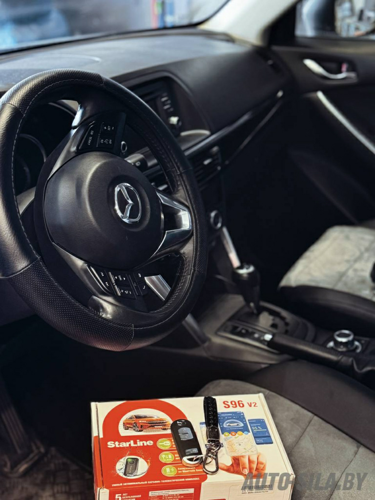 охранная система в Мазда СХ 5 охранная система в Мазда СХ 5