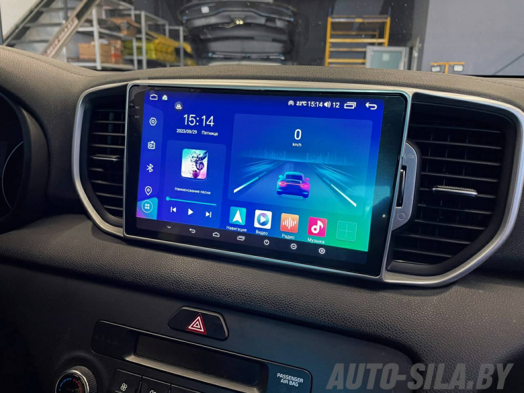 новый экран на платформе Android в Kia Sportage новый экран на платформе Android в Kia Sportage