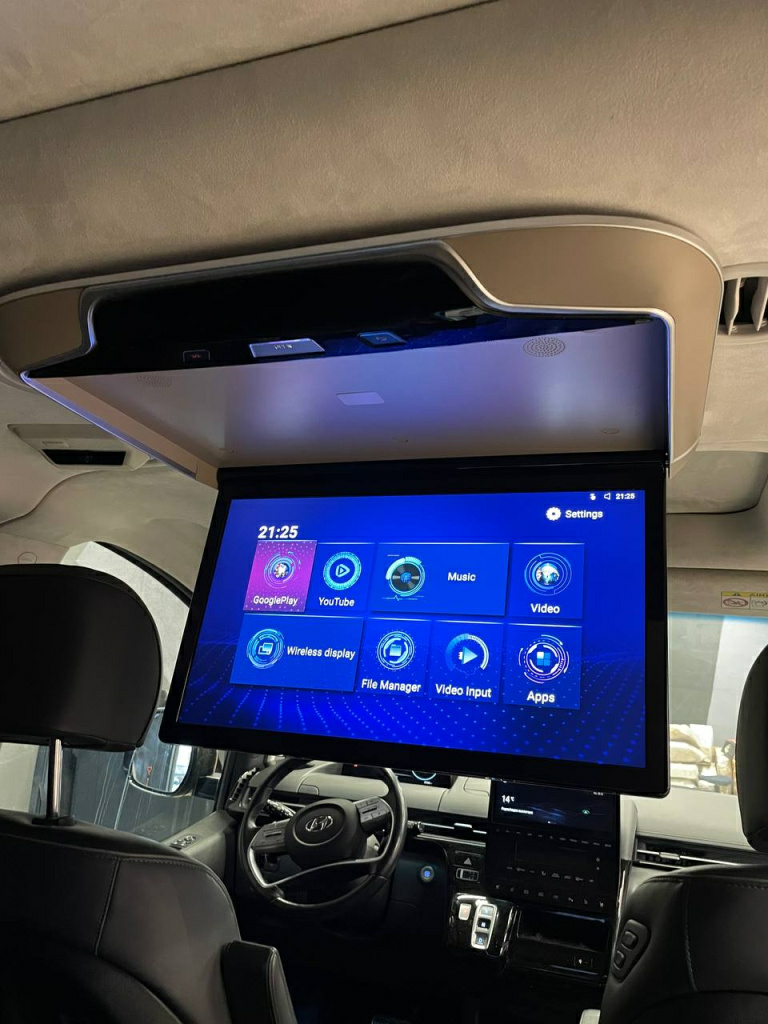  потолочный монитор в Hyundai Staria