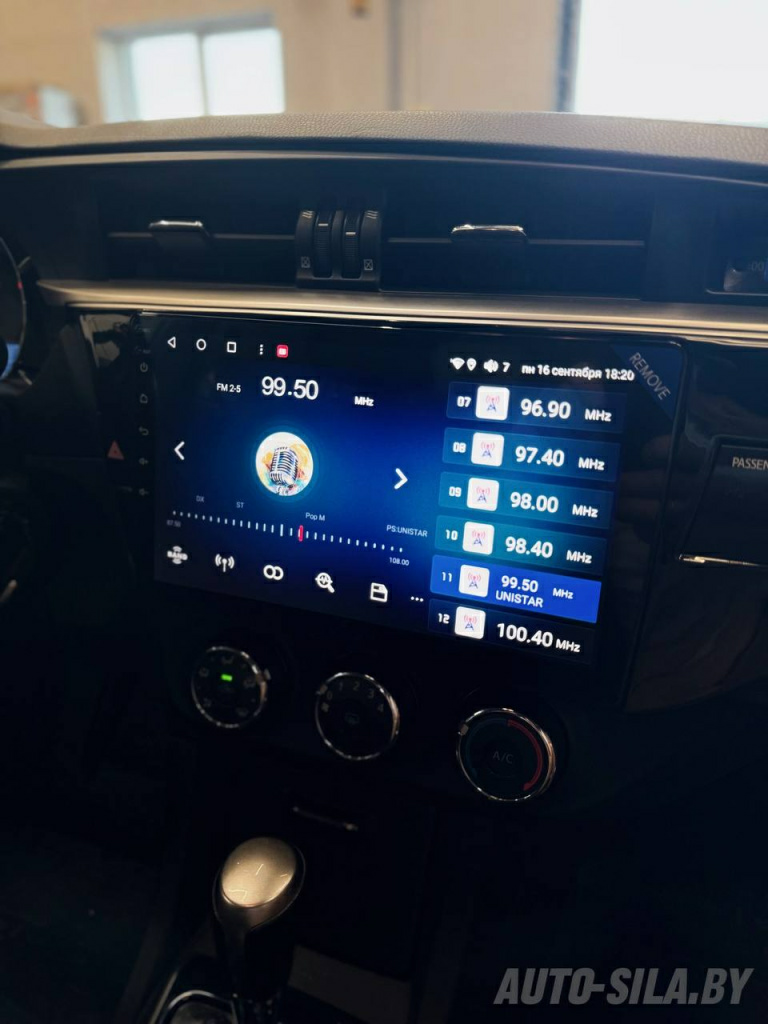 замена штатной мультимедиа в Toyota Corolla