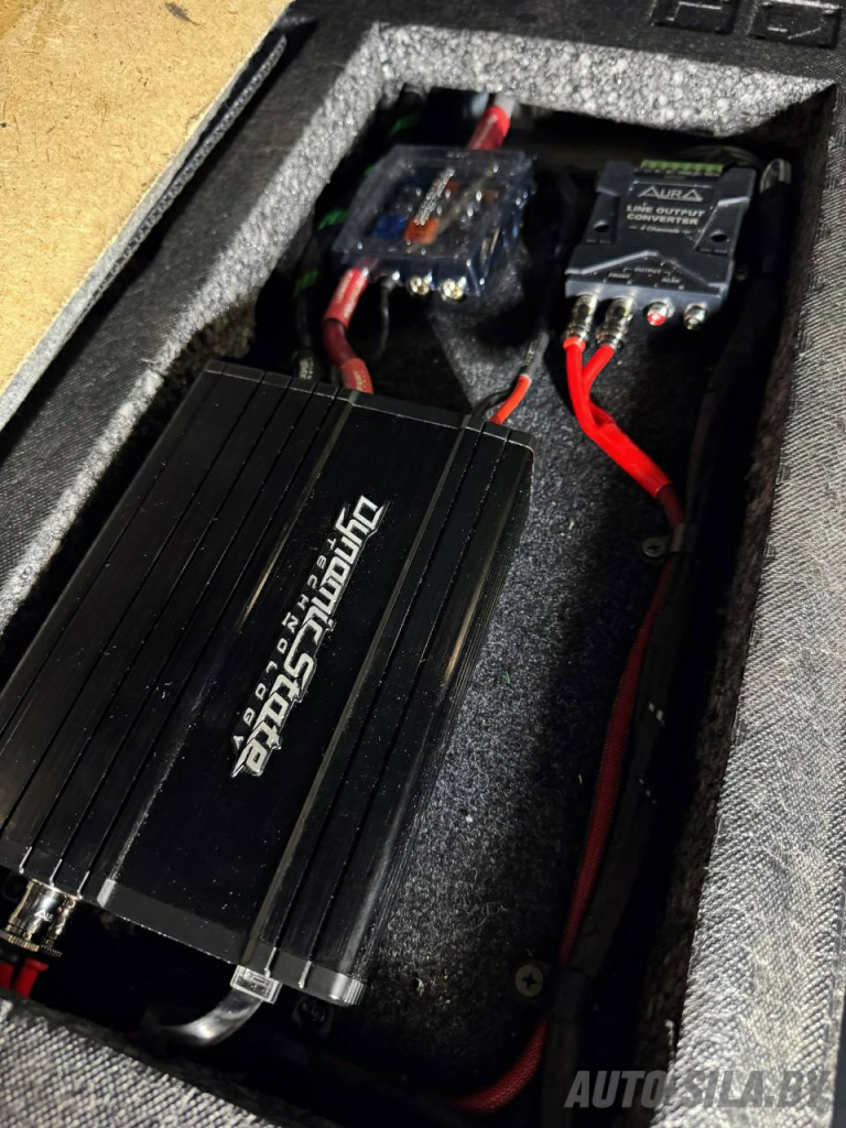 установка усилителя Dynamic State SKIF SKA-1000.1 в Мазда 6 установка усилителя Dynamic State SKIF SKA-1000.1 в Мазда 6