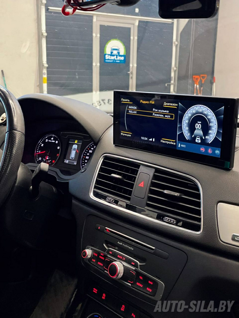 установка современной магнитолы в Audi Q3