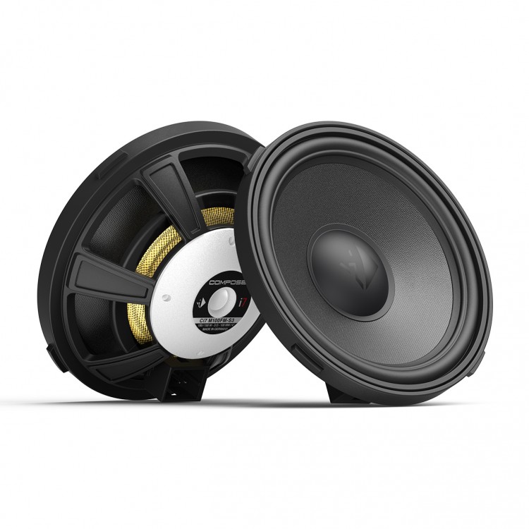 Акустика Среднечастотная АС Helix Ci7 M100FM-S3. 10 см (4 дюйм.), Мощность динамиков 100 Вт (номинальная), 150 Вт (максимальная).