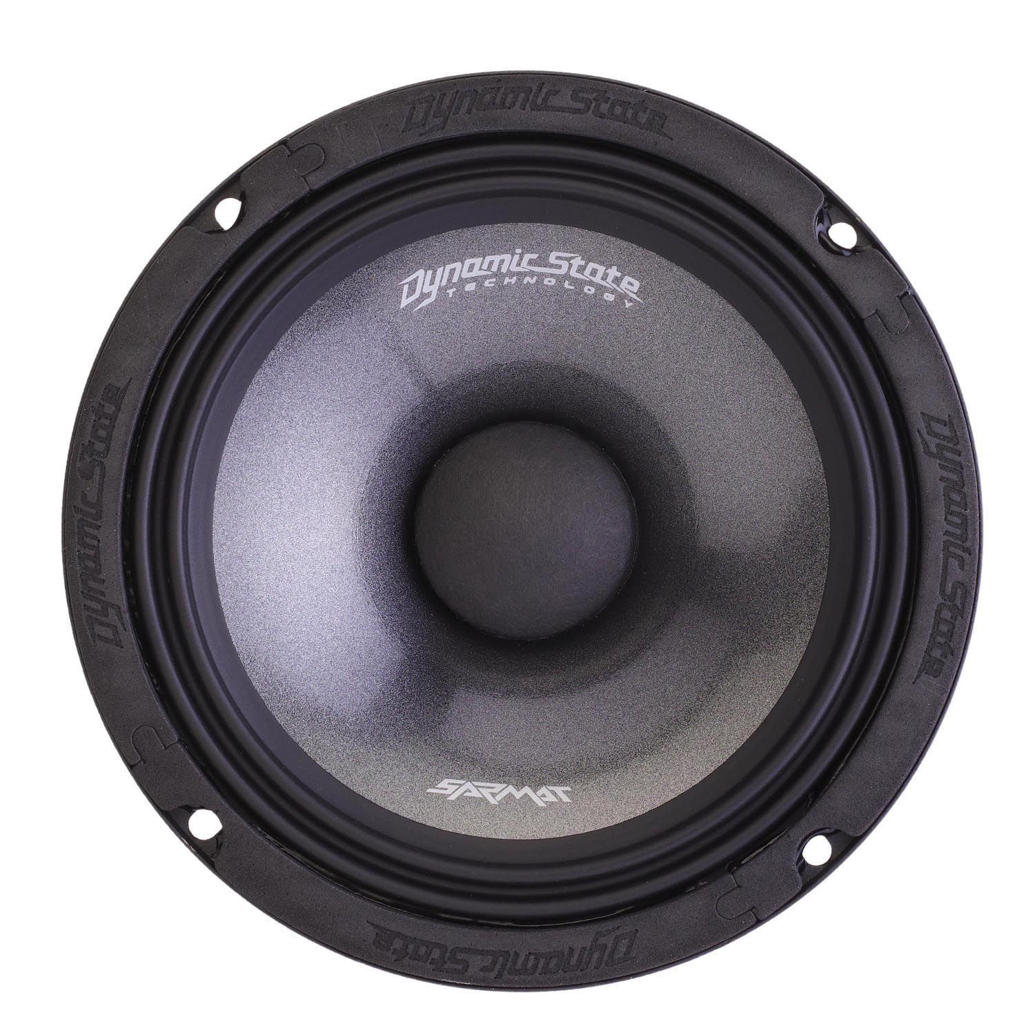 Акустика Мидбас Dynamic State SARMAT SMM-16L. 16.5 см (6.5 дюйм.), Мощность динамиков 120 Вт (номинальная), 340 Вт (максимальная).