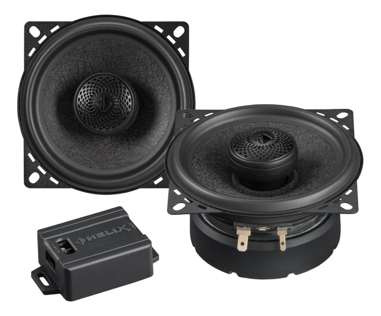 Акустика коаксиальная Helix S4x. 10 см (4 дюйм.), Мощность динамиков 60 Вт (номинальная), 120 Вт (максимальная).