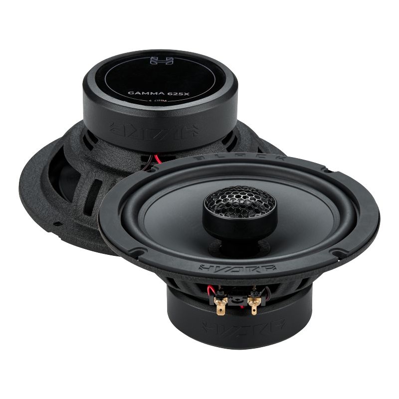Акустика коаксиальная Black Hydra Gamma 625X. 16.5 см (6.5 дюйм.), Мощность динамиков 65 Вт (номинальная), 135 Вт (максимальная).