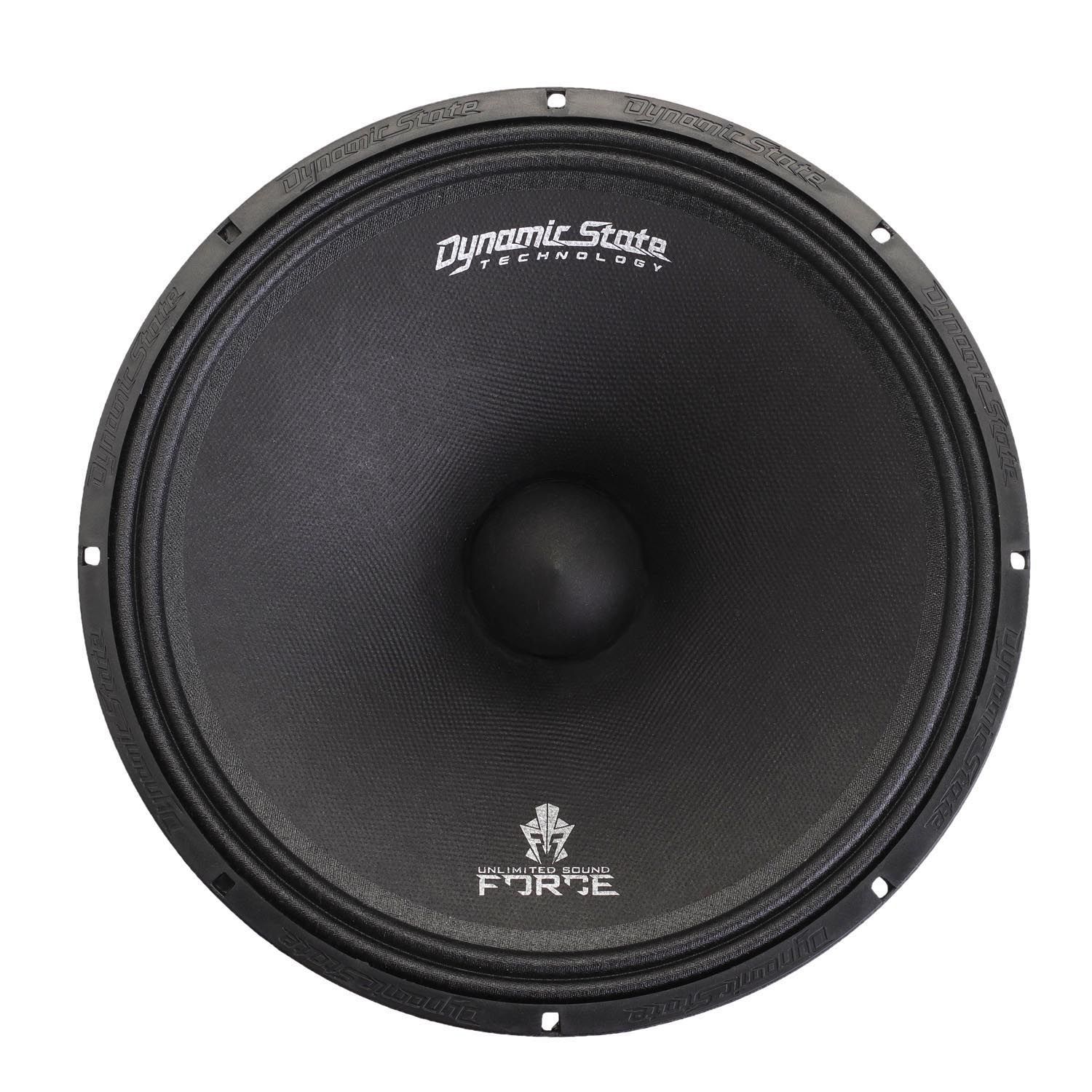 Акустика Среднечастотная АС Dynamic State FORCE FM200R. 20 см (8 дюйм.), Мощность динамиков 250 Вт (номинальная), 800 Вт (максимальная).