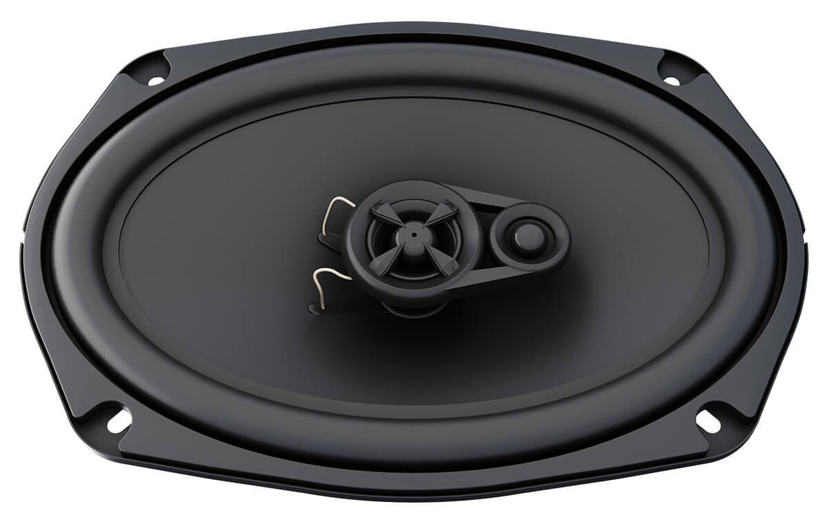 Акустика коаксиальная Prology CX-693. овальный 15x23 см (6x9 дюйм.), Мощность динамиков 90 Вт (номинальная)/200 Вт (максимальная).