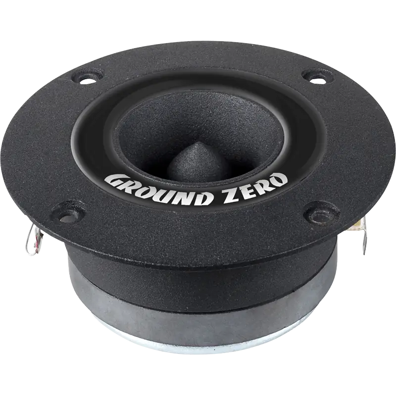 Твитер Ground Zero GZCT 3500X-B. 2.5 см (1 дюйм.), Мощность динамиков 30 Вт (номинальная), 100 Вт (максимальная).