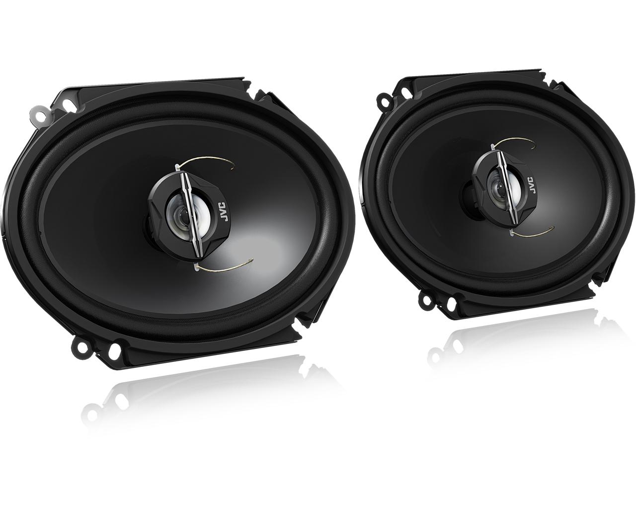 Акустика коаксиальная JVC CS-J6820. овальный 15x23 см (6x9 дюйм.), Мощность динамиков 30 Вт (номинальная), 250 Вт (максимальная).