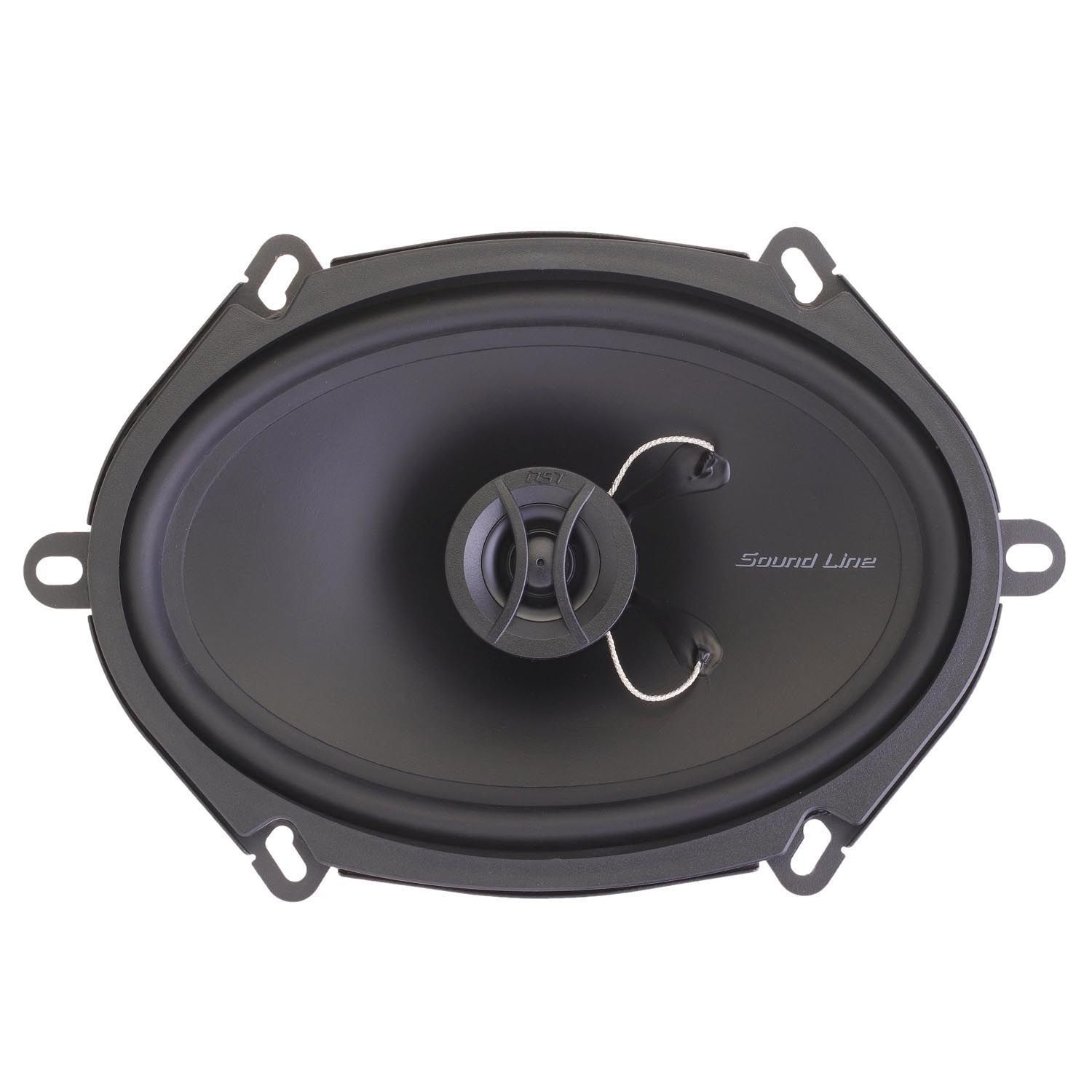 Акустика коаксиальная Dynamic State SLB-572. овальный 13x18 см (5x7 дюйм.), Мощность динамиков 50 Вт (номинальная), 100 Вт (максимальная).