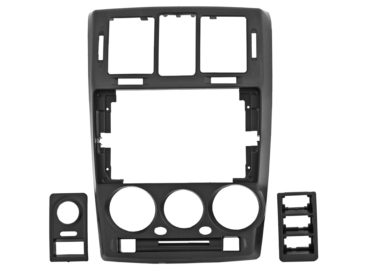 Incar RHY-FC620 - Переходная рамка HYUNDAI Getz 2002-2011, 9″ (консоль) левый руль BLACK