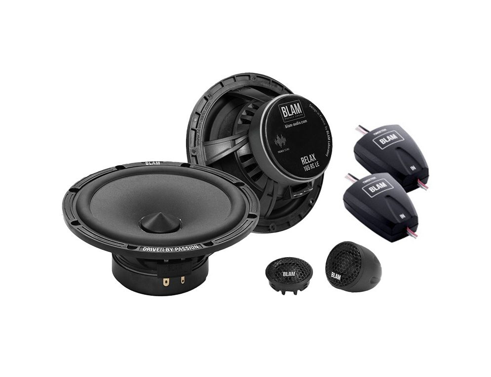 Акустика компонентная BLAM 165 RS LE. 16.5 см (6.5 дюйм.), Мощность динамиков 75 Вт (номинальная), 150 Вт (максимальная).