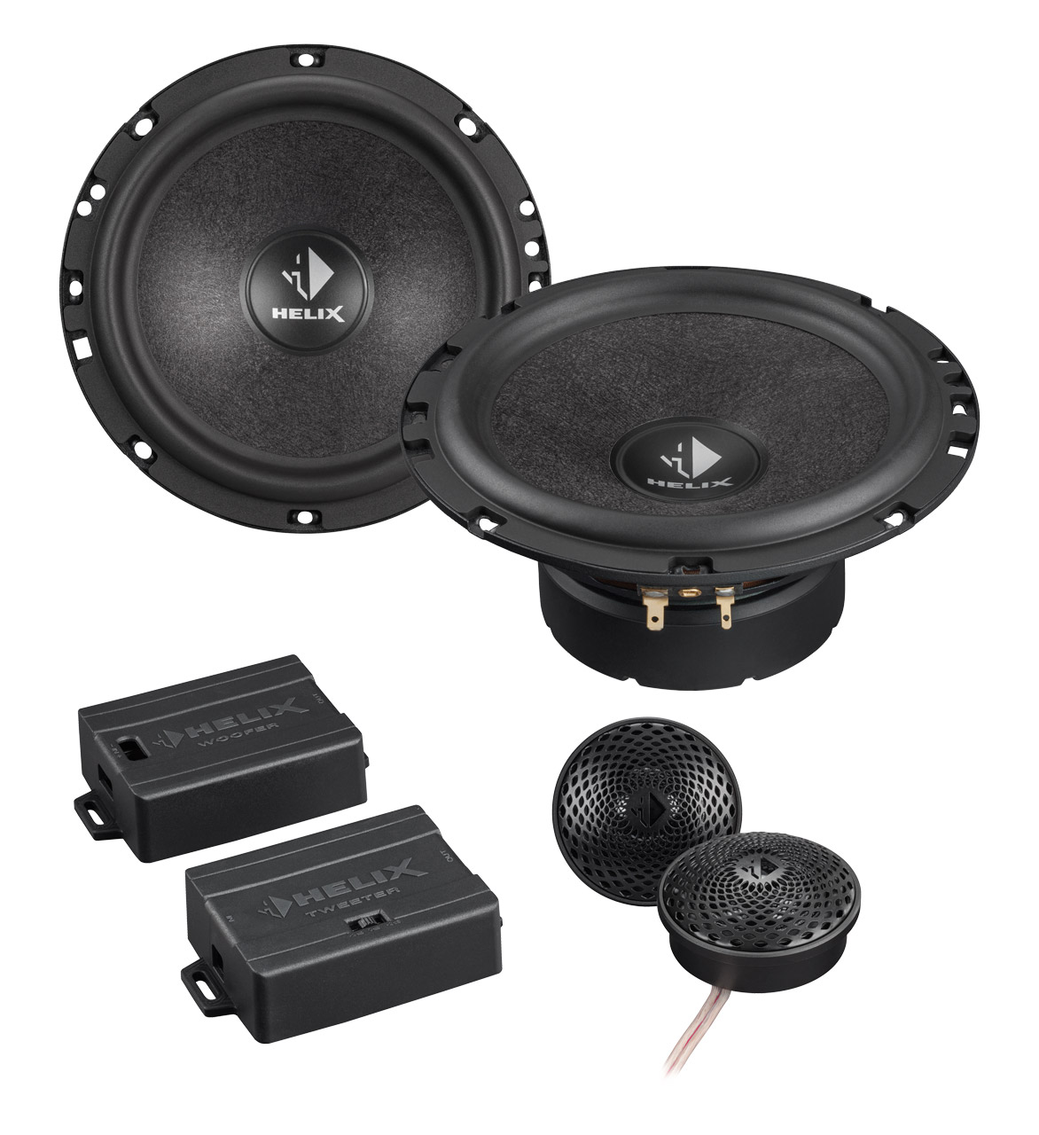 Акустика компонентная Helix S62C. 16.5 см (6.5 дюйм.), Мощность динамиков 100 Вт (номинальная), 200 Вт (максимальная).