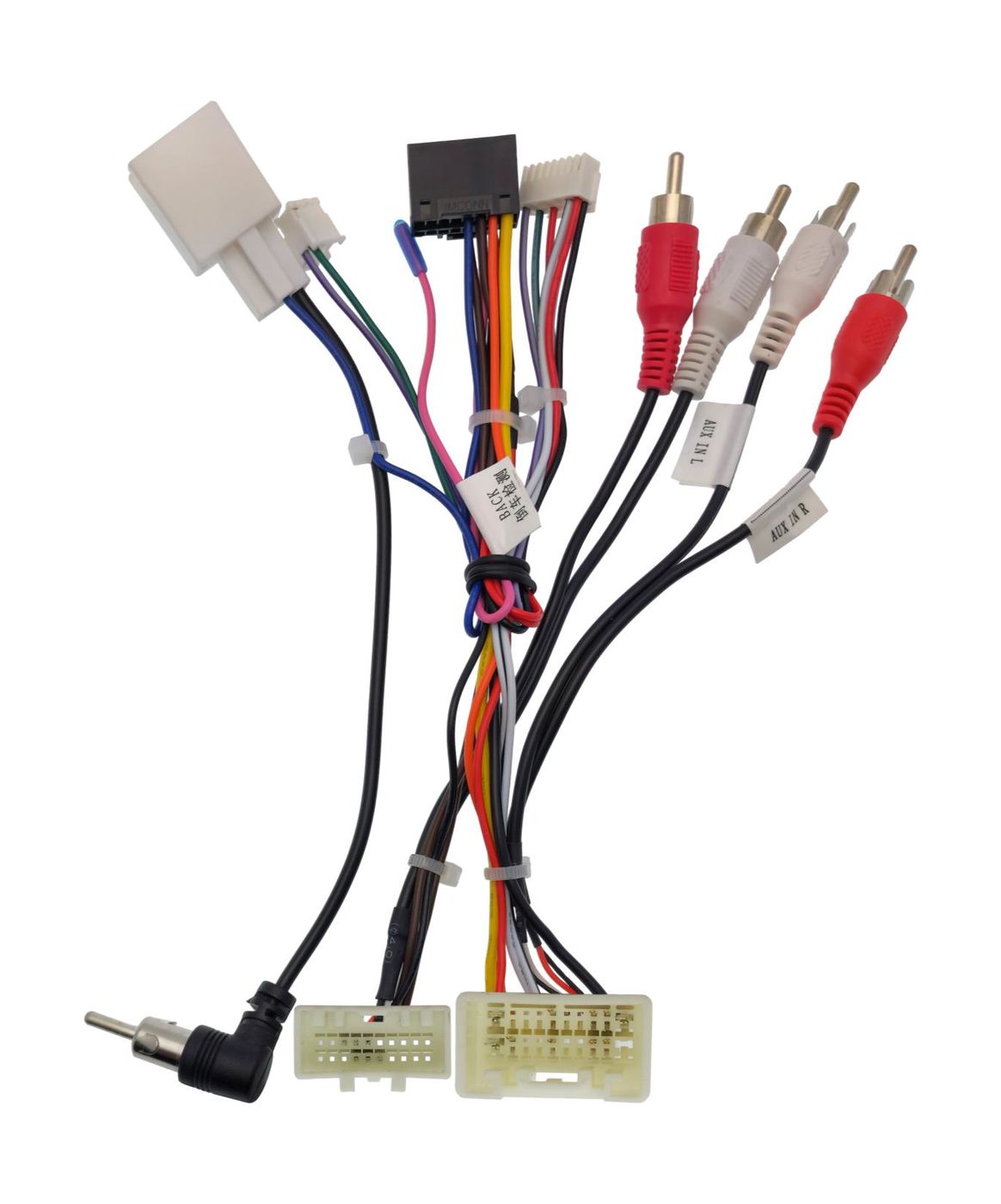 Комплект проводов для установки WM-MT в Toyota 2003 - 2013 (осн, ант, м/руль, RCA-in) Тип3